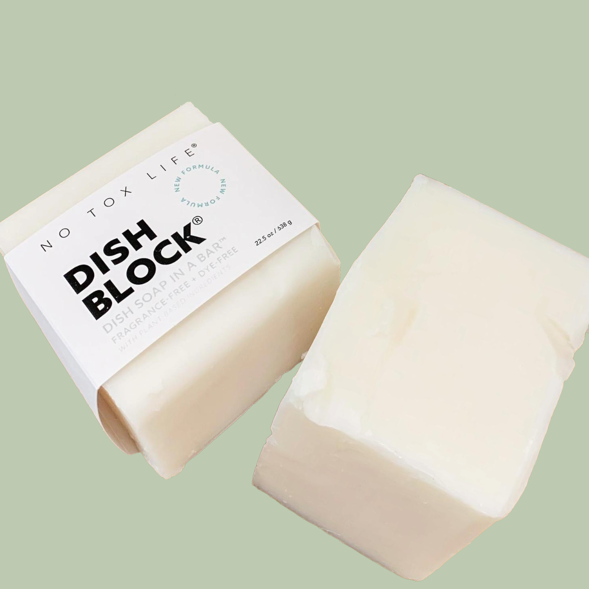 No Tox Life - DISH BLOCK® solid dish soap - Imperfect box - No Tox Life®