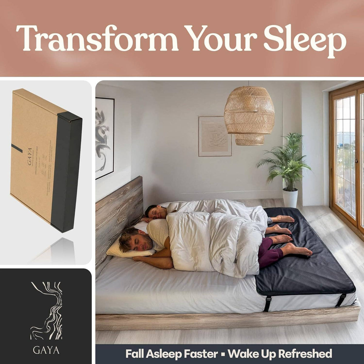 GAYA - Grounding Mat for Bed – Better Sleep & Inflammation