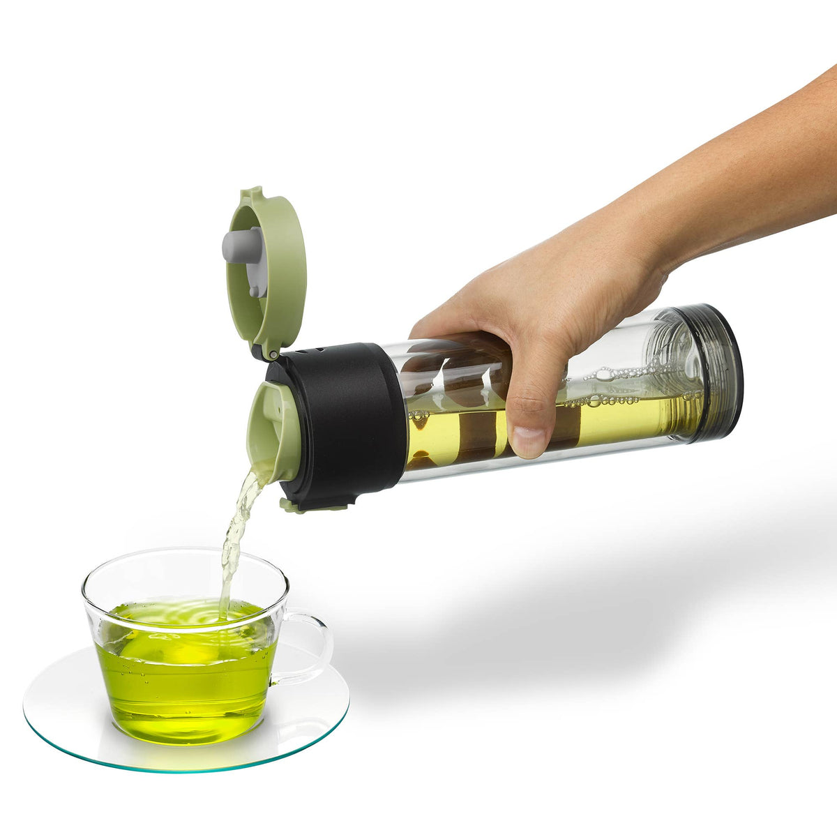 CasaWare - 12oz Trio Clear Tea Travel Tumbler