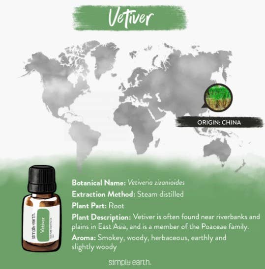 Simply Earth - Vetiver Essential Oil