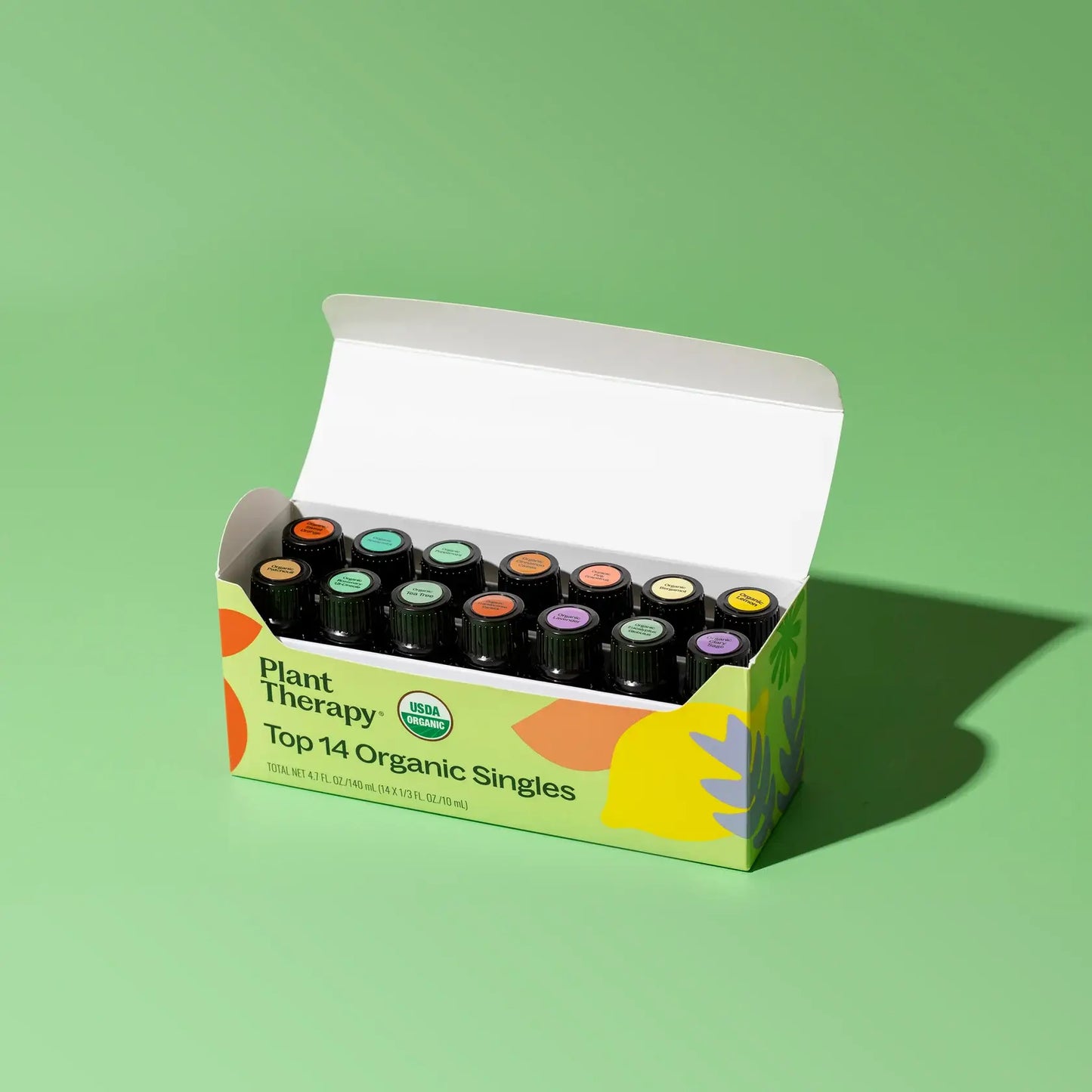 Plant Therapy - Top 14 Organic Essential Oils Singles Set