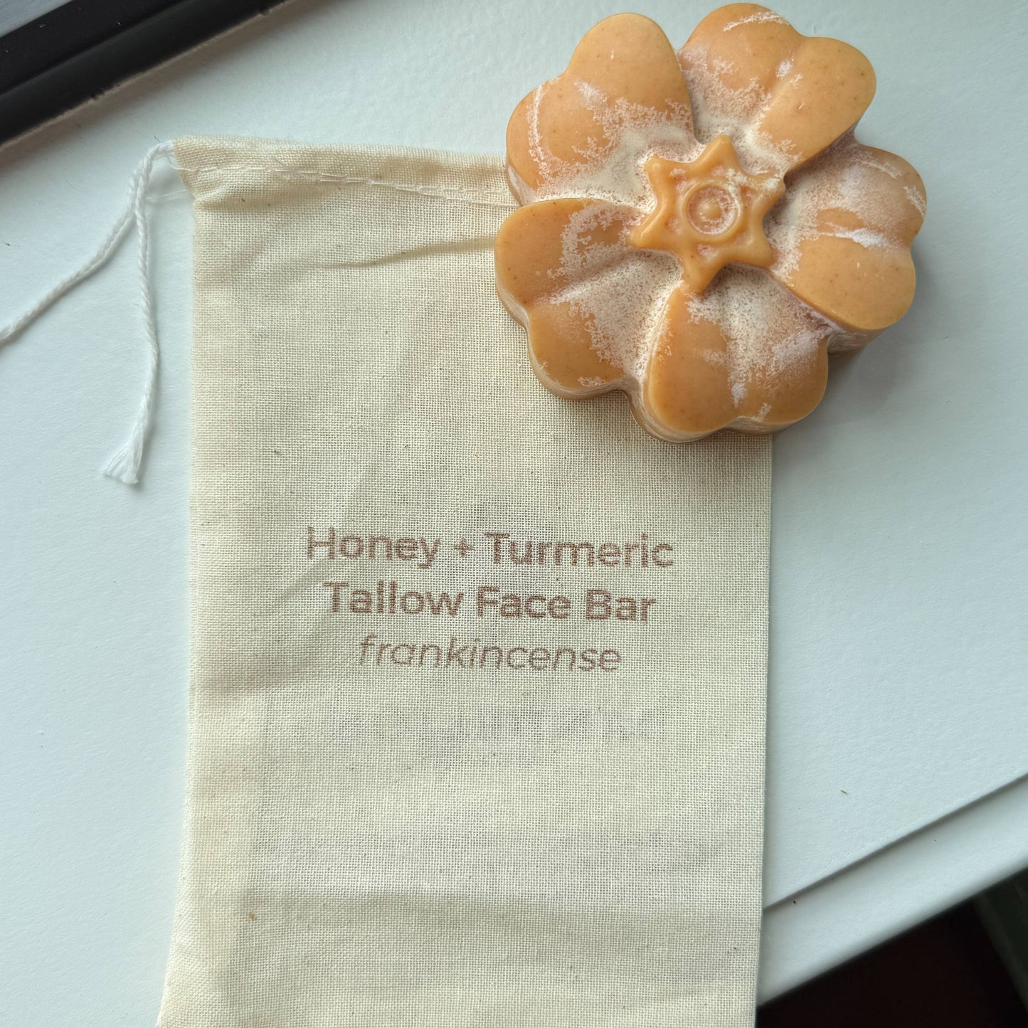 Dandelion Naturals - Honey Turmeric Tallow Face Bar Soap & Frankincense Face Wash