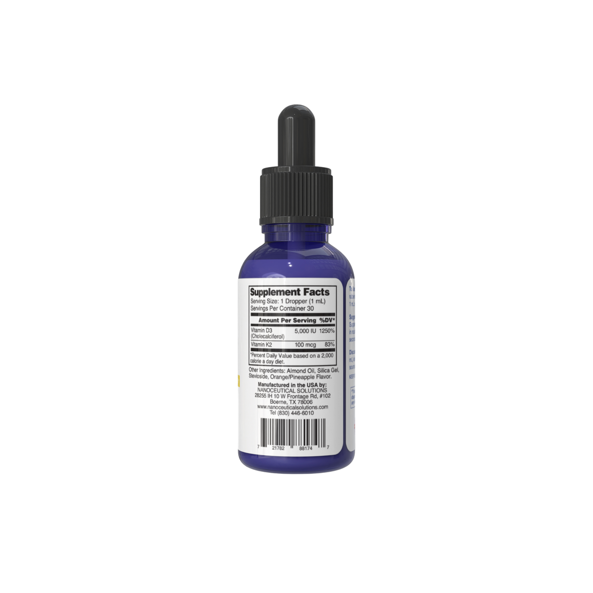 Nanoceutical Solutions - Nano Vitamin D3 + K2