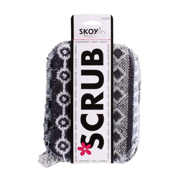 HIC - Harold Import Co. - Skoy Scrubs, Non-Scratch, Monochromatic, Set Of 2