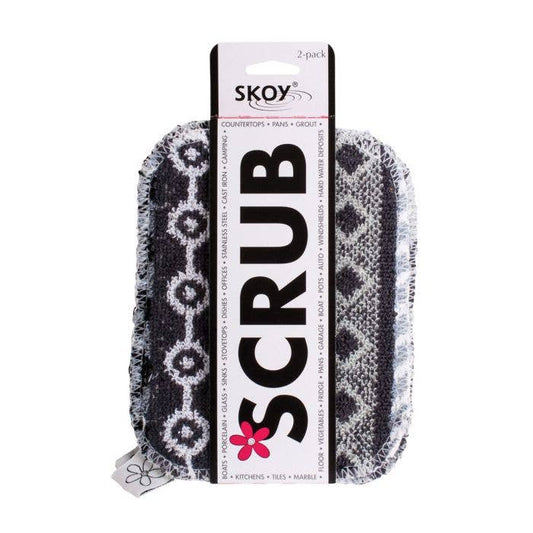 HIC - Harold Import Co. - Skoy Scrubs, Non-Scratch, Monochromatic, Set Of 2