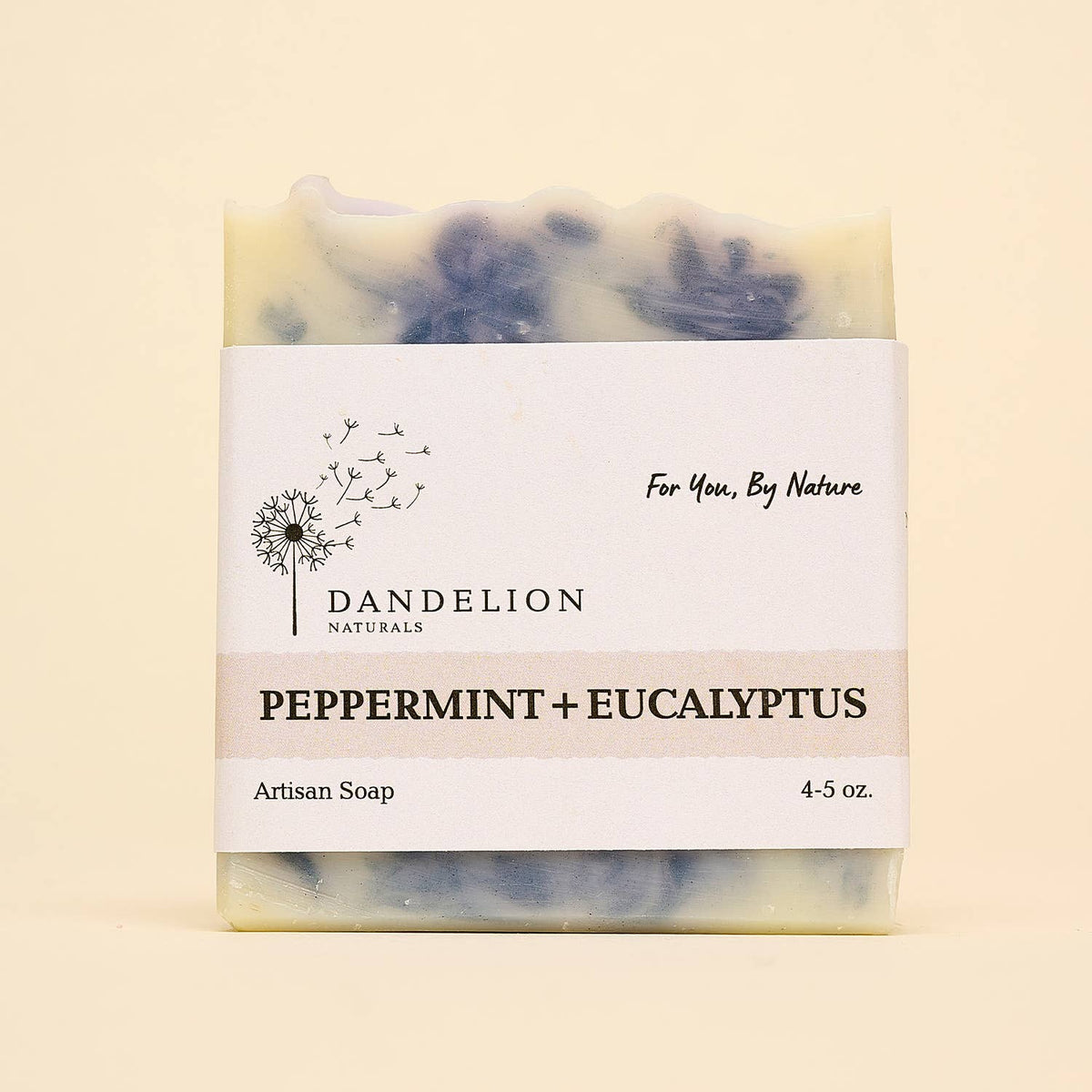 Dandelion Naturals - Peppermint & Eucalyptus Bar Soap | Essential Oil Soap Bar