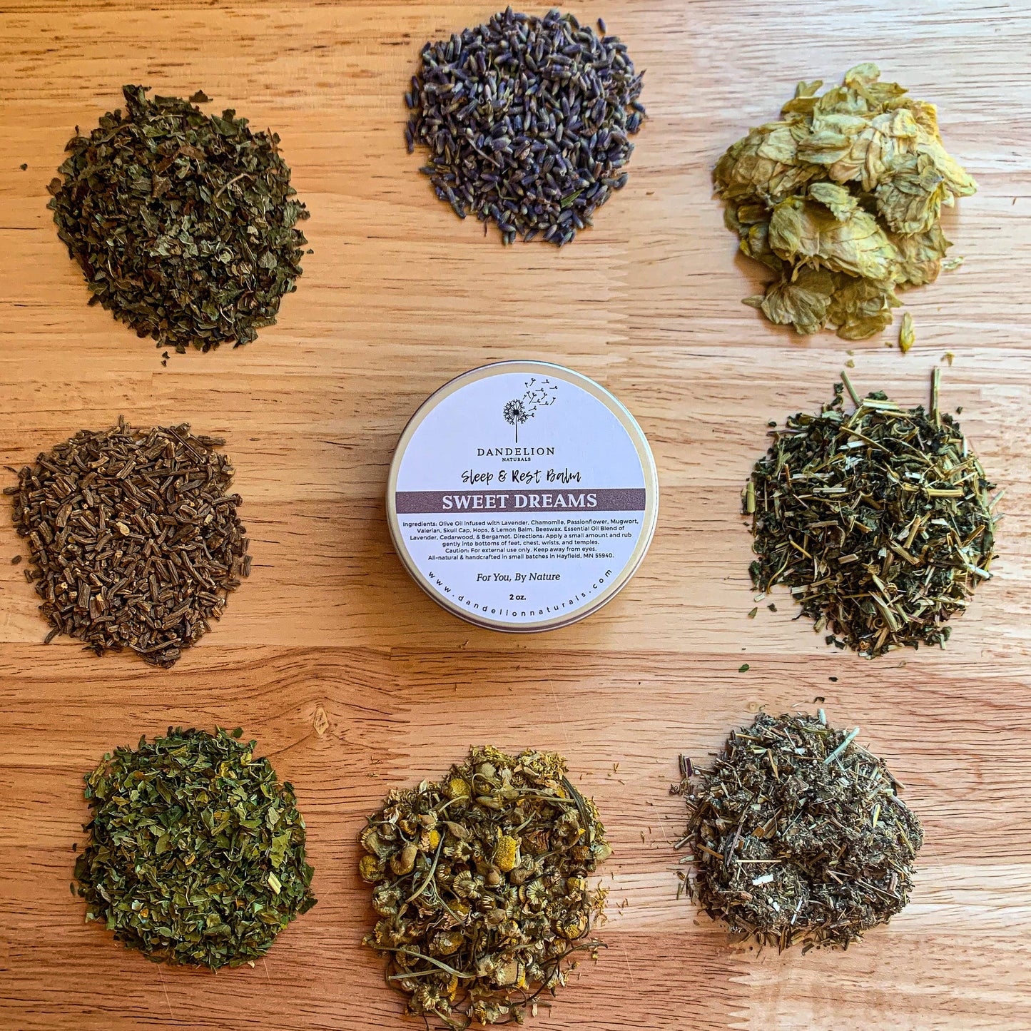 Dandelion Naturals - Sweet Dreams | Sleep Balm | Calming Salve | Bedtime Salve