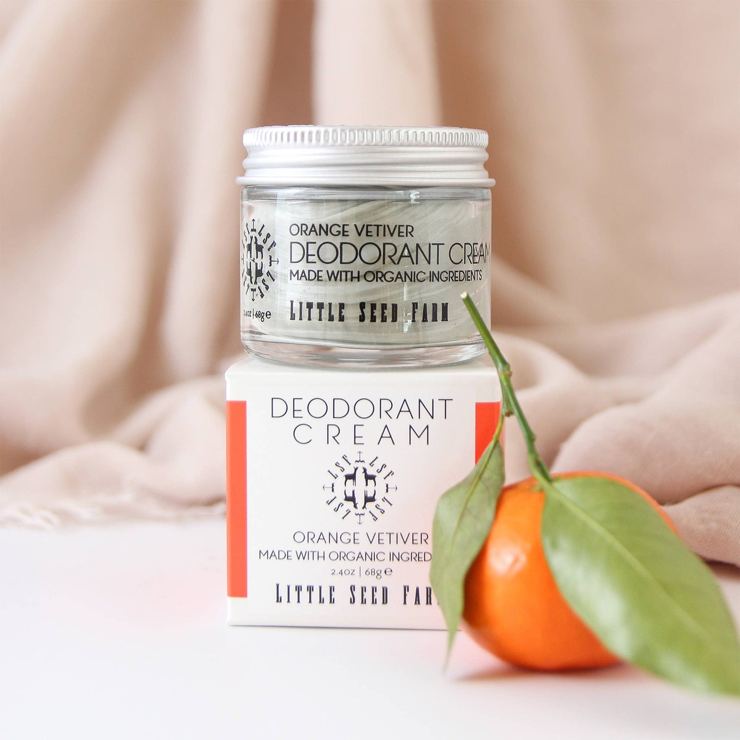 Little Seed Farm - Orange Vetiver Deodorant Cream - Summer Seasonal
