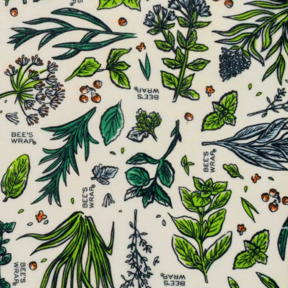Bee's Wrap - Bees Wrap Reusable Beeswax Food Wrap Roll - Herb Garden