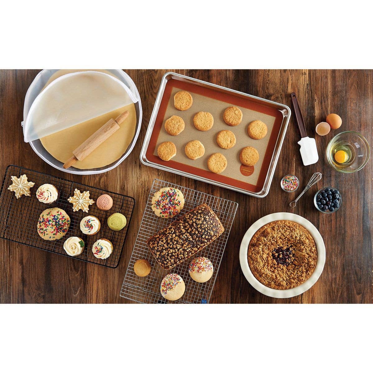 HIC - Harold Import Co. - Mrs. Anderson's Baking Non-Stick Silicone Baking Mat