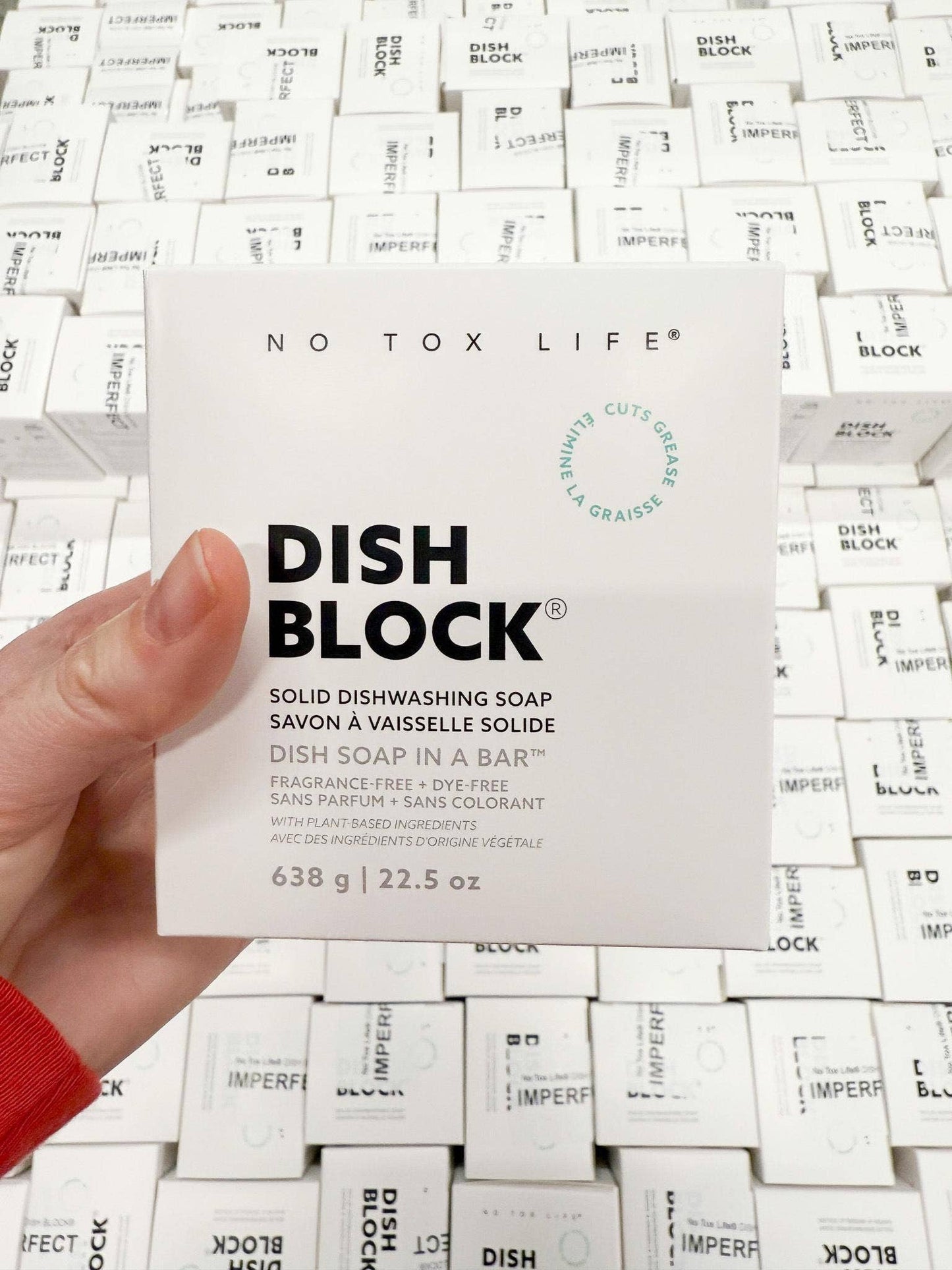 No Tox Life - DISH BLOCK® solid dish soap - Imperfect box - No Tox Life®