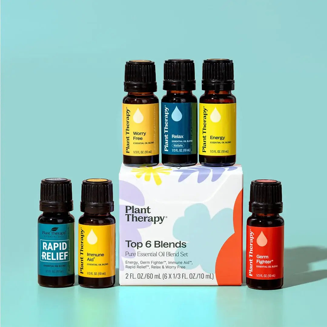 Plant Therapy - Top 6 Essential Oil Blends Set