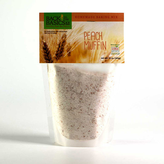 Back to the basics peach muffin mix