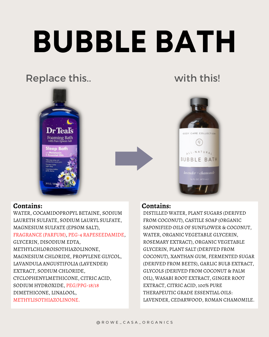 BUBBLE BATH LAVENDER + CHAMOMILE | 16 oz
