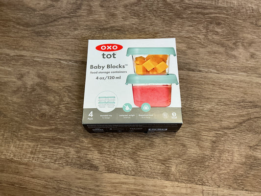 Oxo Baby Blocks Food Storage Containers 4oz