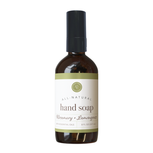 HAND SOAP | 8 oz | Rosemary + Lemongrass