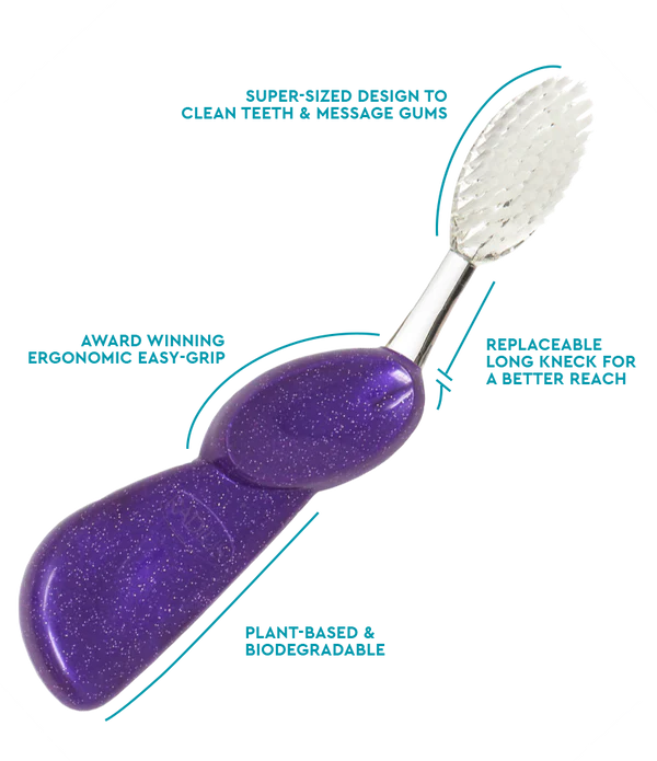 Big Brush with Replaceable Head – Big Head Toothbrush