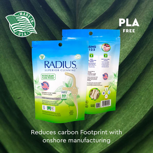 EcoClean Floss Pick – The Only USA-Made Compostable Floss Picks