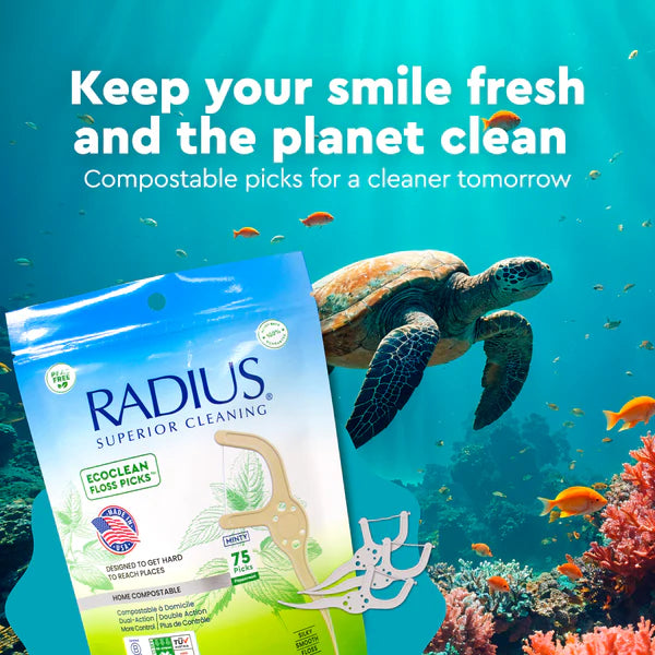 EcoClean Floss Pick – The Only USA-Made Compostable Floss Picks