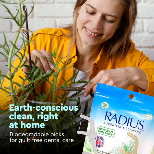 EcoClean Floss Pick – The Only USA-Made Compostable Floss Picks