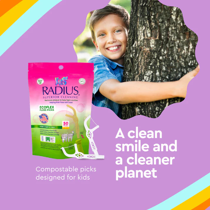 EcoFlex Floss Picks – Kid-Friendly, USA-Made Eco Friendly Floss Picks