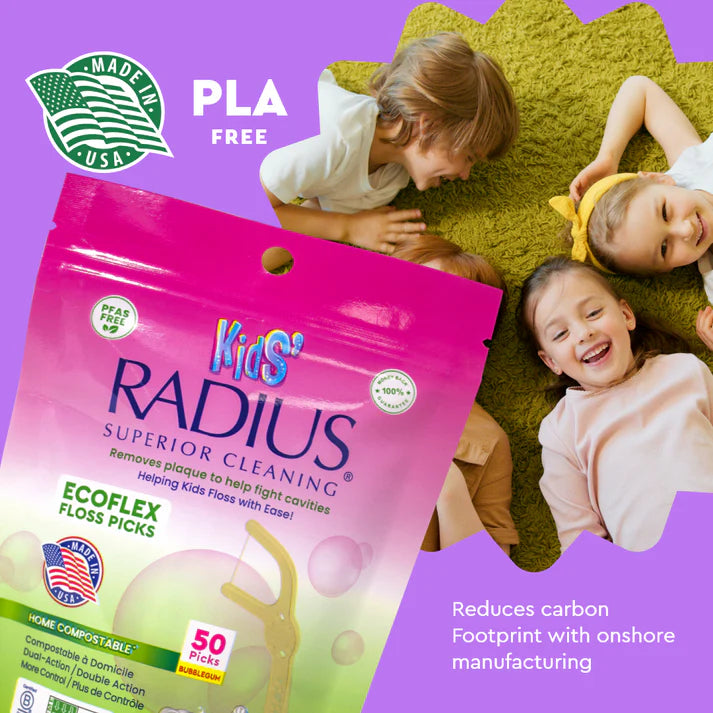 EcoFlex Floss Picks – Kid-Friendly, USA-Made Eco Friendly Floss Picks