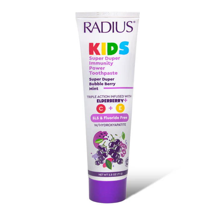 Super Duper Immune Support Toothpaste for Kids – The Hydroxyapatite Toothpaste for Kids in Bubble Berry Mint