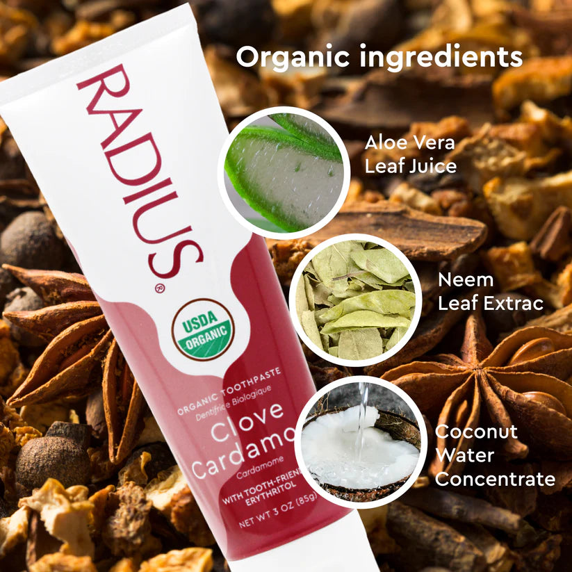 USDA Organic Clove Cardamom Toothpaste