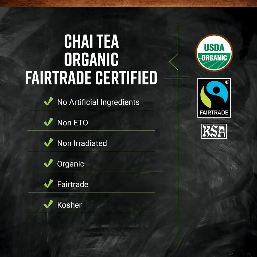 Frontier Co-op Chai Tea, Organic, Fairtrade Certified
