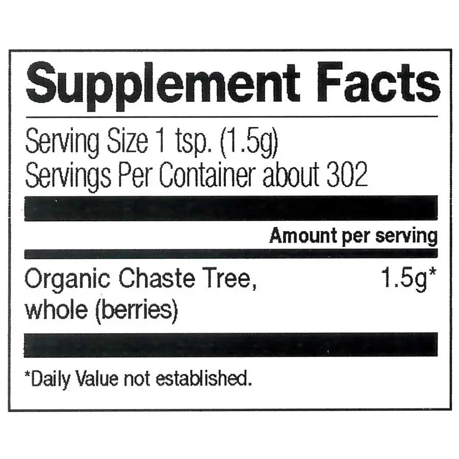 Frontier Co-op Chaste Tree Berries, Whole, Organic