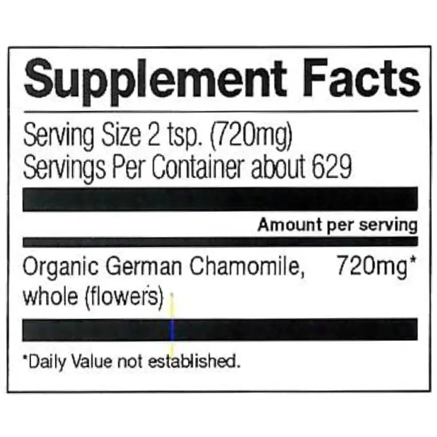 Frontier Co-op German Chamomile Flowers, Whole, Organic