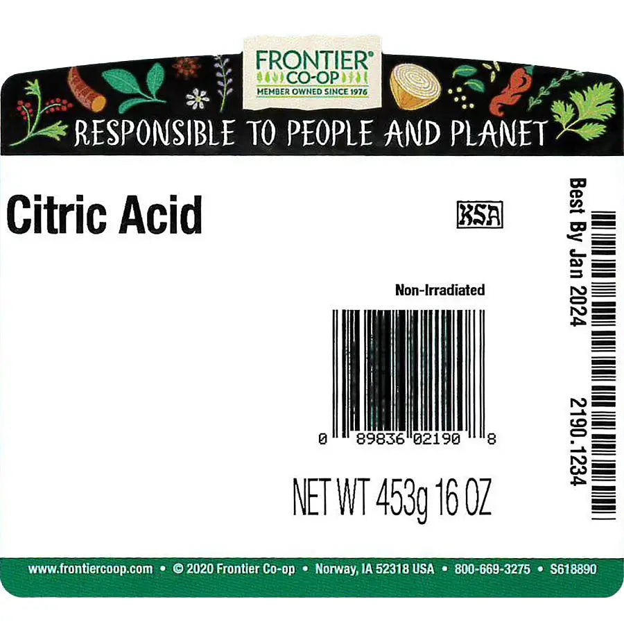 Frontier Co-op Citric Acid