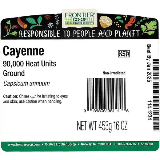 Frontier Co-op Cayenne, Ground (90,000 HU)