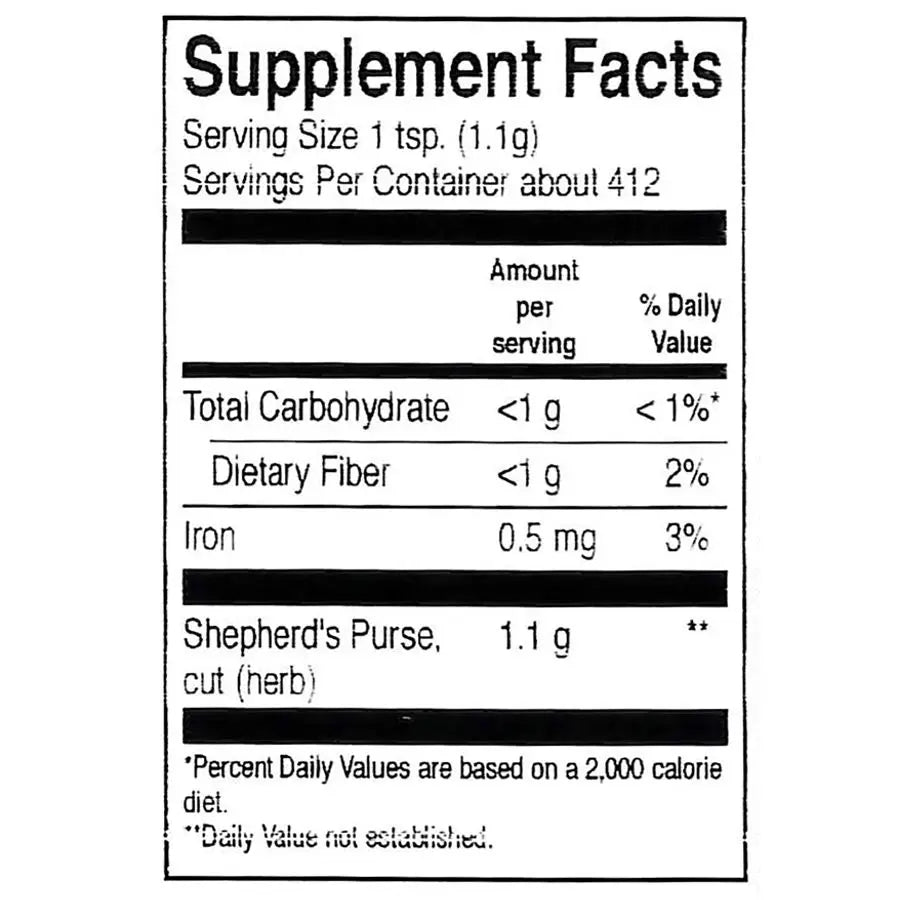 Frontier Co-op Shepherd's Purse Herb, Cut & Sifted