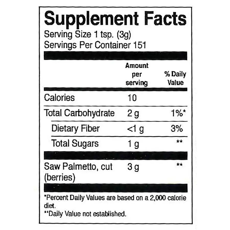 Frontier Co-op Saw Palmetto Berries, Cut & Sifted