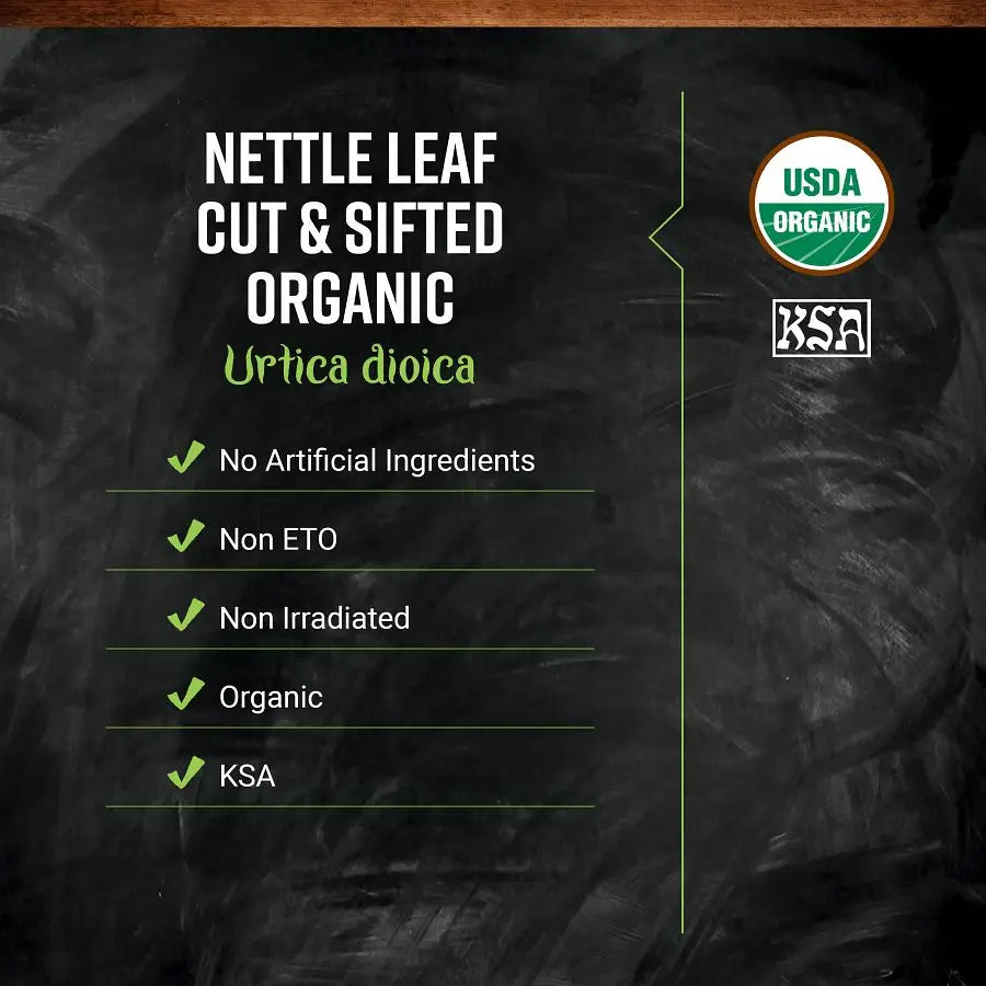 Frontier Co-op Stinging Nettle Leaf, Cut & Sifted, Organic