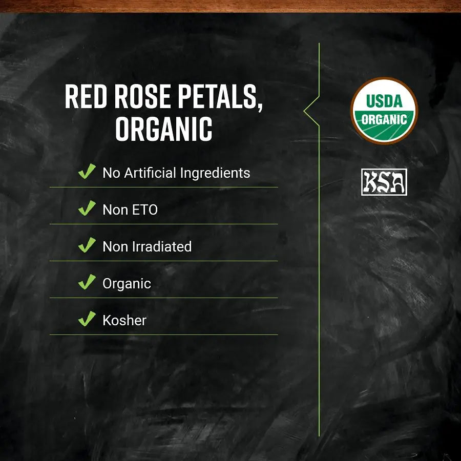 Frontier Co-op Red Rose Petals, Organic