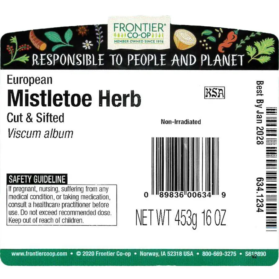 Frontier Co-op Mistletoe Herb, Cut & Sifted