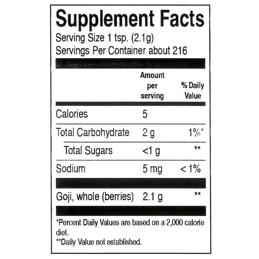 Frontier Co-op Goji (Lycii) Berries (Gou Qi Zi), Whole