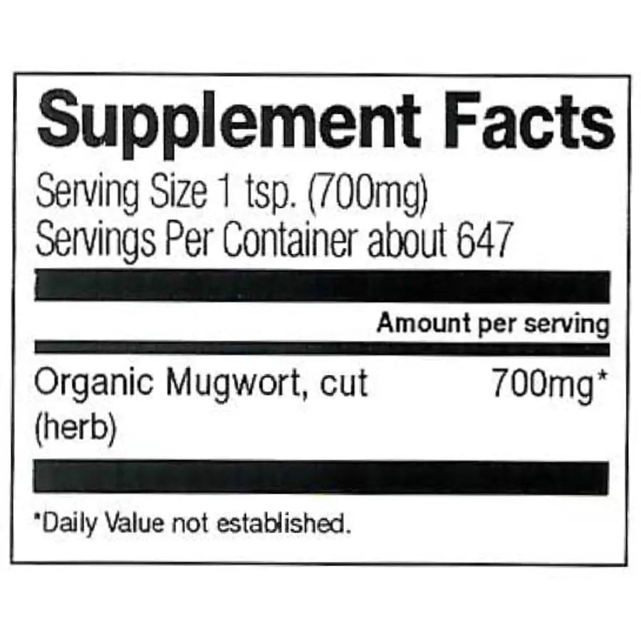 Frontier Co-op Mugwort Herb, Cut & Sifted, Organic