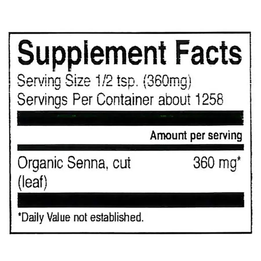 Frontier Co-op Senna Leaf, Cut & Sifted, Organic