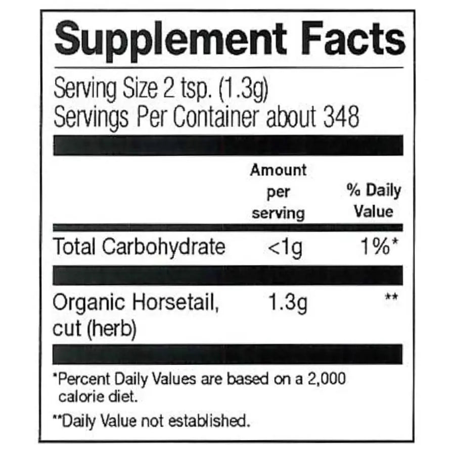 Frontier Co-op Horsetail Herb, Cut & Sifted, Organic