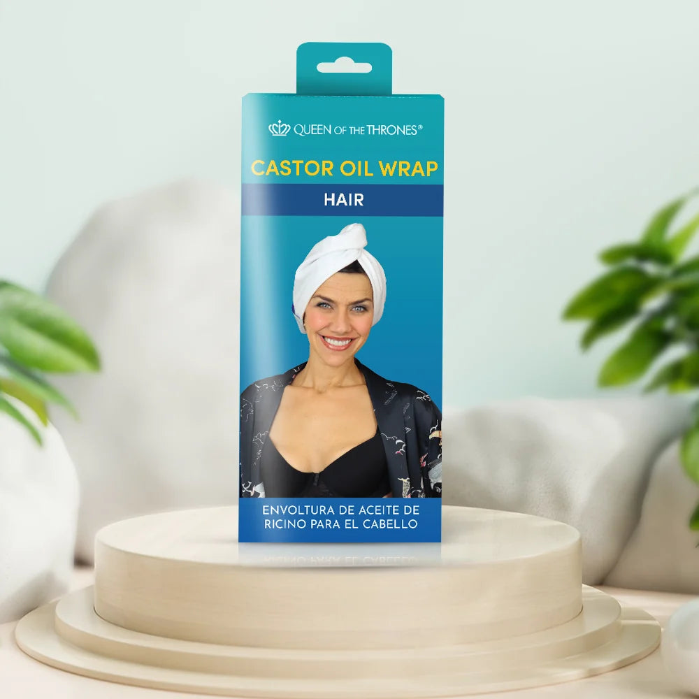 Castor Oil Hair Wrap