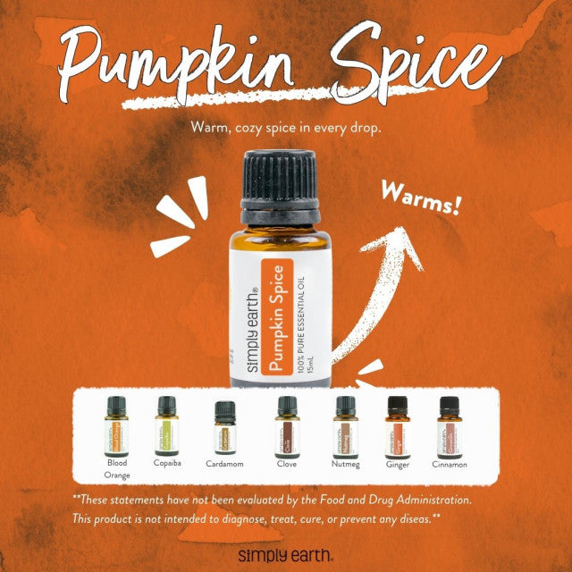 Simply Earth Pumpkin Spice Essential Oil 15 ml