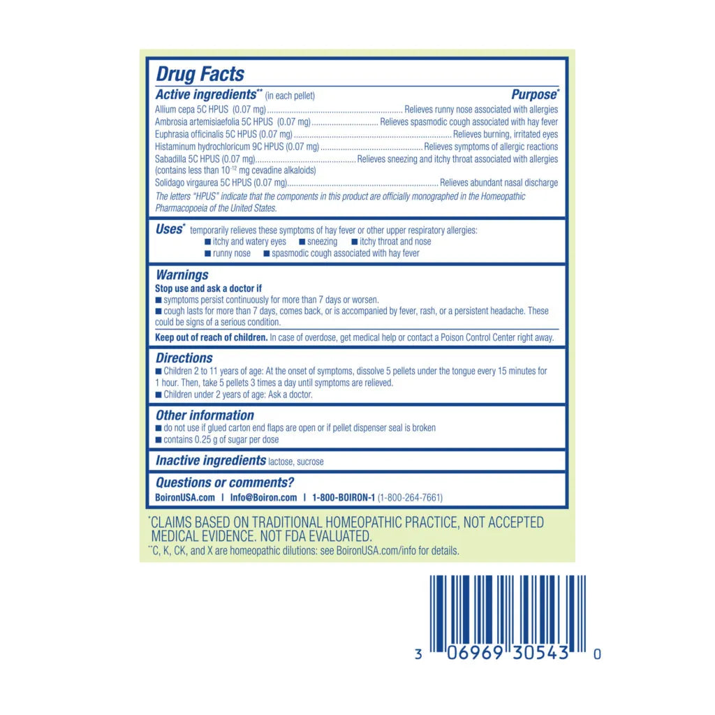 AllergyCalm Kids Meltaway Pellets