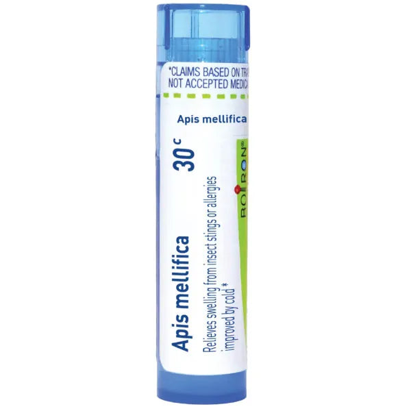 Boiron Apis mellifica  30C - Relieves swelling from insect stings or allergies improved by cold *