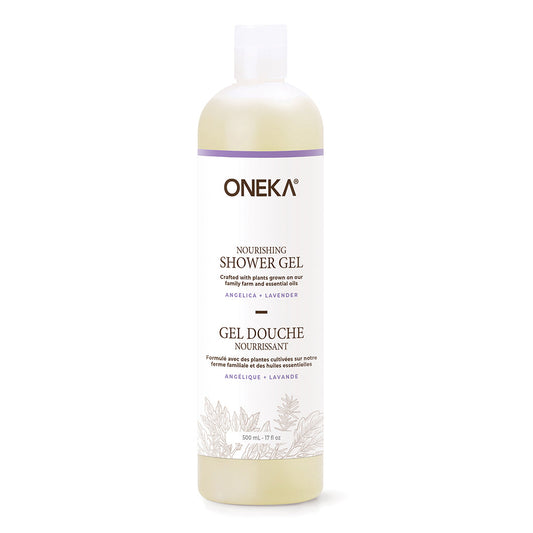 Oneka Angelica & Lavender Shower Gel & Hand Soap 500ml bottle
