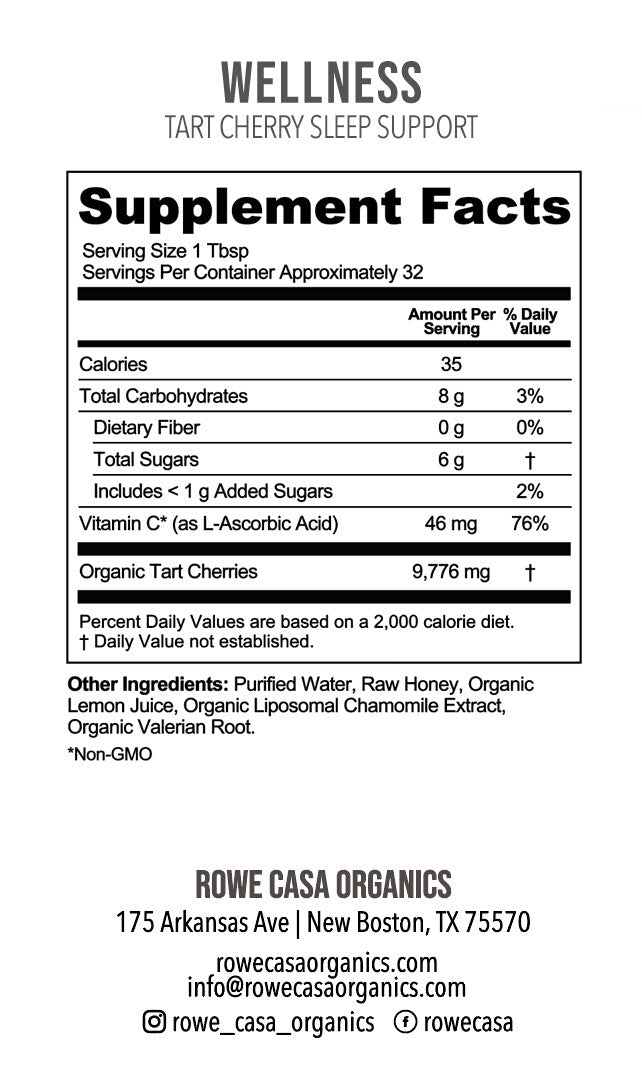 TART CHERRY SLEEP SUPPORT | 16 oz