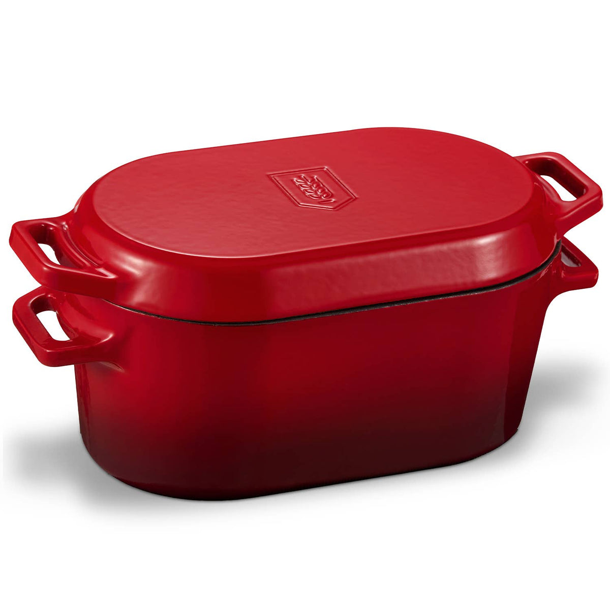 Kook - Kook Dutch Oven with Lid, Enameled Cast Iron, 3.4 qt