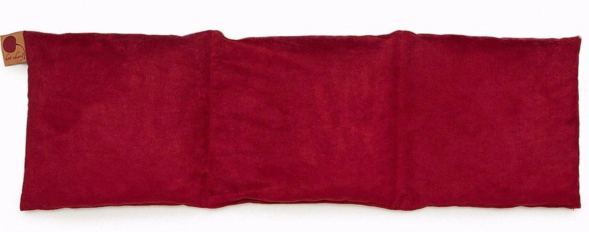 Hot Cherry Pillows - Triple Square Pillow in Plush Red Ultra-Suede